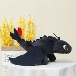 Dragón Negro Desdentado Peluche Fantástico 87aa0330980ddad2f9e66f: 35cm|45cm|60cm