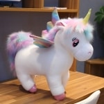 Bonito peluche unicornio rosa Fantastic Unicorn Plush 87aa0330980ddad2f9e66f: 30cm|40cm|50cm|70cm