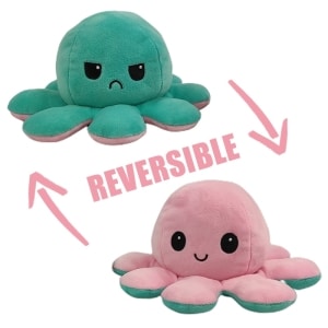 Pulpo Peluche Reversible - Octopus Reversible Octopus Peluche Animales a7796c561c033735a2eb6c: Azul|Gris|Amarillo|Rosa|Rojo|Verde