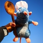 Peluche Ratatouille con cuchara Peluche Disney Material: Algodón