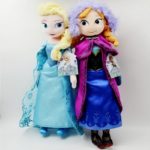 Set de 2 Peluches Princesas Elsa y Anna Peluche Disney Reina de las Nieves a7796c561c033735a2eb6c: Morado