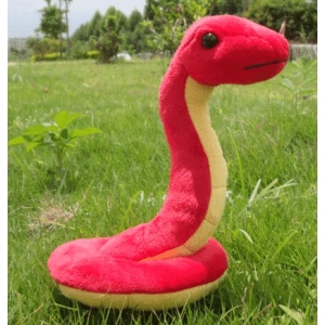 Simpática serpiente roja de peluche Peluche para animales Edad: > 3 años
