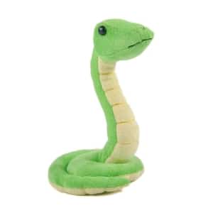 Simpática serpiente verde de peluche Peluche para animales Edad: > 3 años