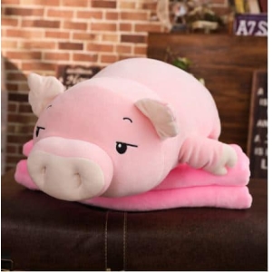Cerdo rosa de peluche dormilón animal de felpa 87aa0330980ddad2f9e66f: 40cm|50cm|60cm|75cm