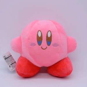Peluche Kirby en hoja verde Peluche de videojuego Peluche Kirby Material: Algodón