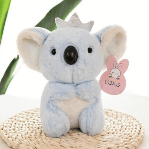 Koala de felpa con corona Koala de felpa animal a7796c561c033735a2eb6c: Blanco|Azul|Gris|Rosa