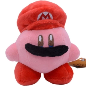 Peluche Kawaii Kirby Vestido de Mario Peluche Kawaii Kirby Peluche de videojuegos Mario a7796c561c033735a2eb6c: Rojo