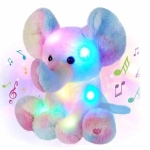 Luz nocturna elefante felpa Fantastic peluche musical a7796c561c033735a2eb6c: Multicolor