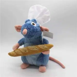 Peluche Ratatouille con palito de pan Peluche Disney Ratatouille Materiales: Algodón