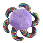 Athoinsu - pulpo de felpa suave con purpurina, 10 pulgadas, juguete brillante de animales marinos, con purpurina plegable, para cumpleaños, para niños pequeños Animales de felpa Pulpo Marca: Athoinsu