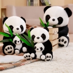 Peluche de mamá y bebé panda Material: Algodón