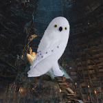 Peluche Harry Potter Hedwig blanco