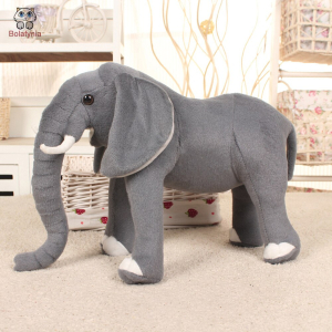 Peluche de elefante realista para niños