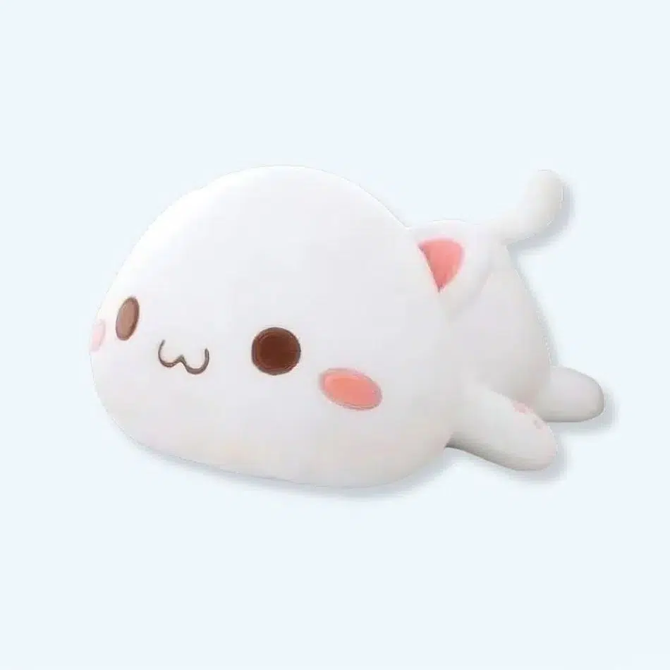 Gato de felpa kawaii blanco • Mi Peluche