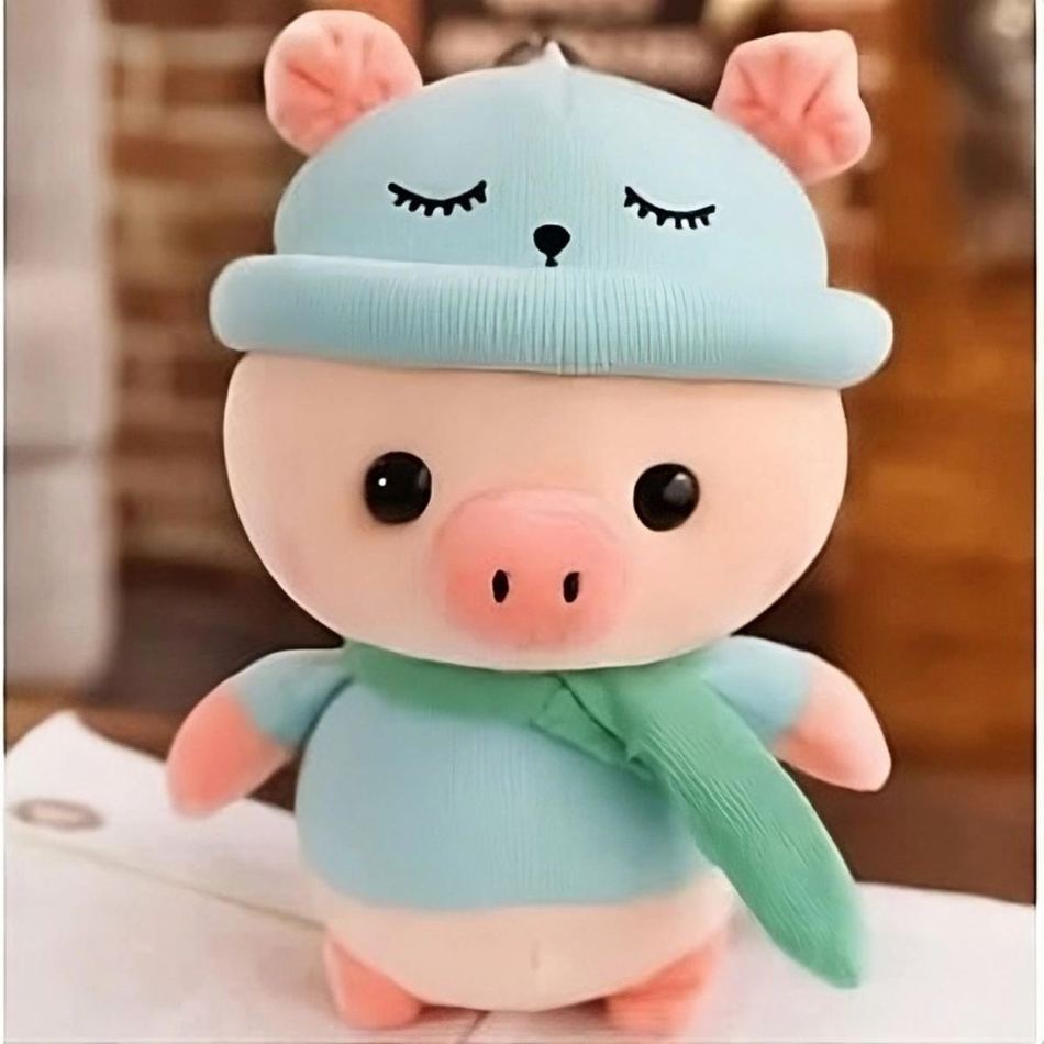 Uni-Toys - Cerdo Rosa - 28 Cm (longitud) - Cerdo De Casa - Animal De