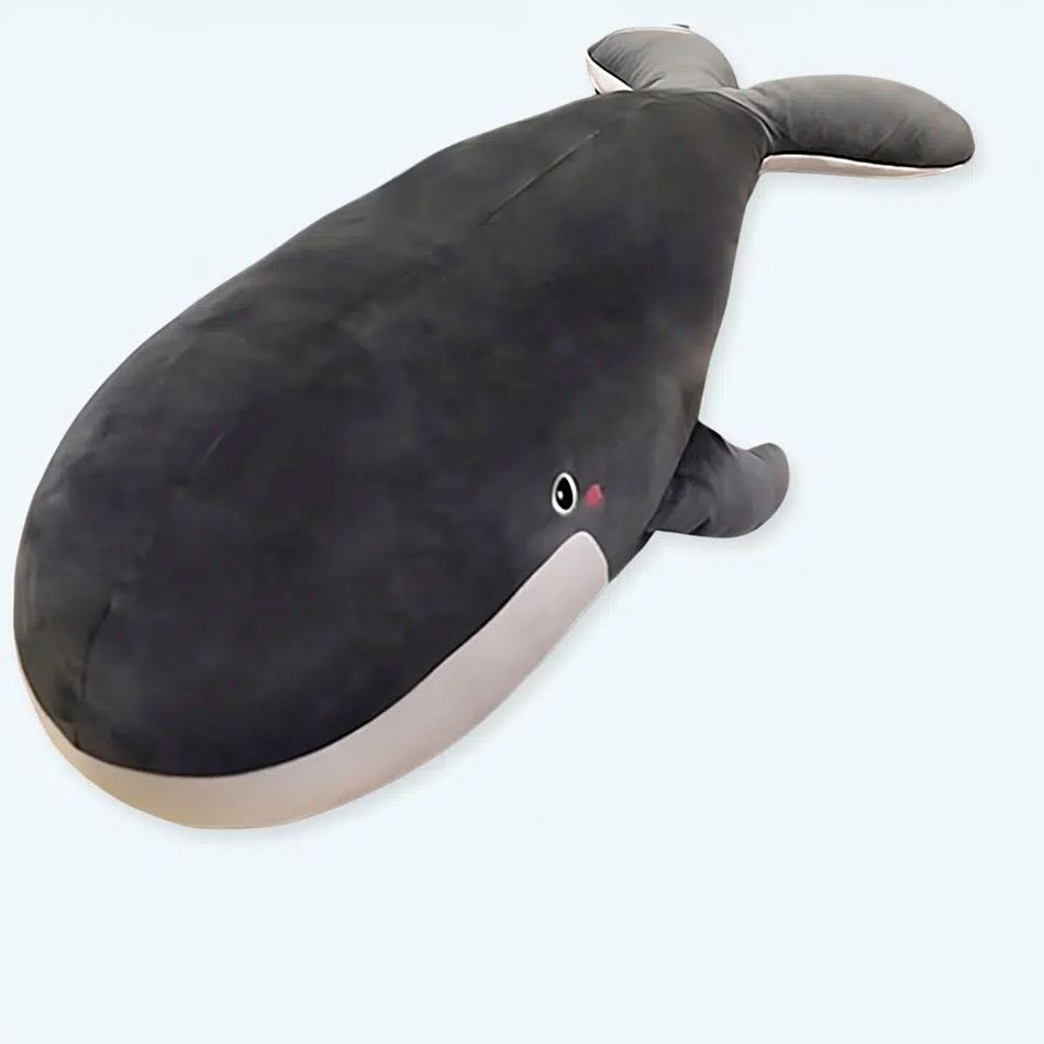 Peluche gigante de ballena gris • Mi Peluche