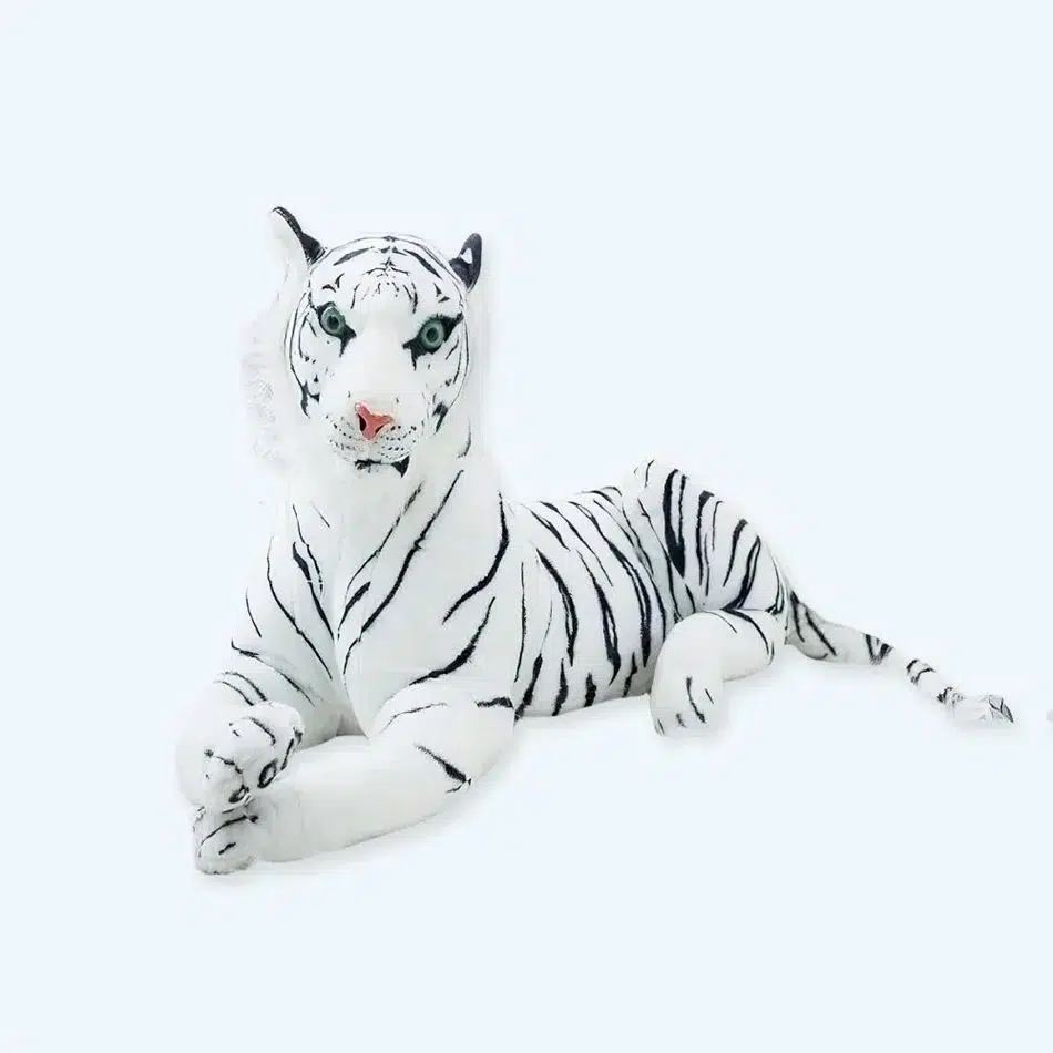 Tigre Animales De Peluche Grandes Peluche Grande De Tigre Blanco