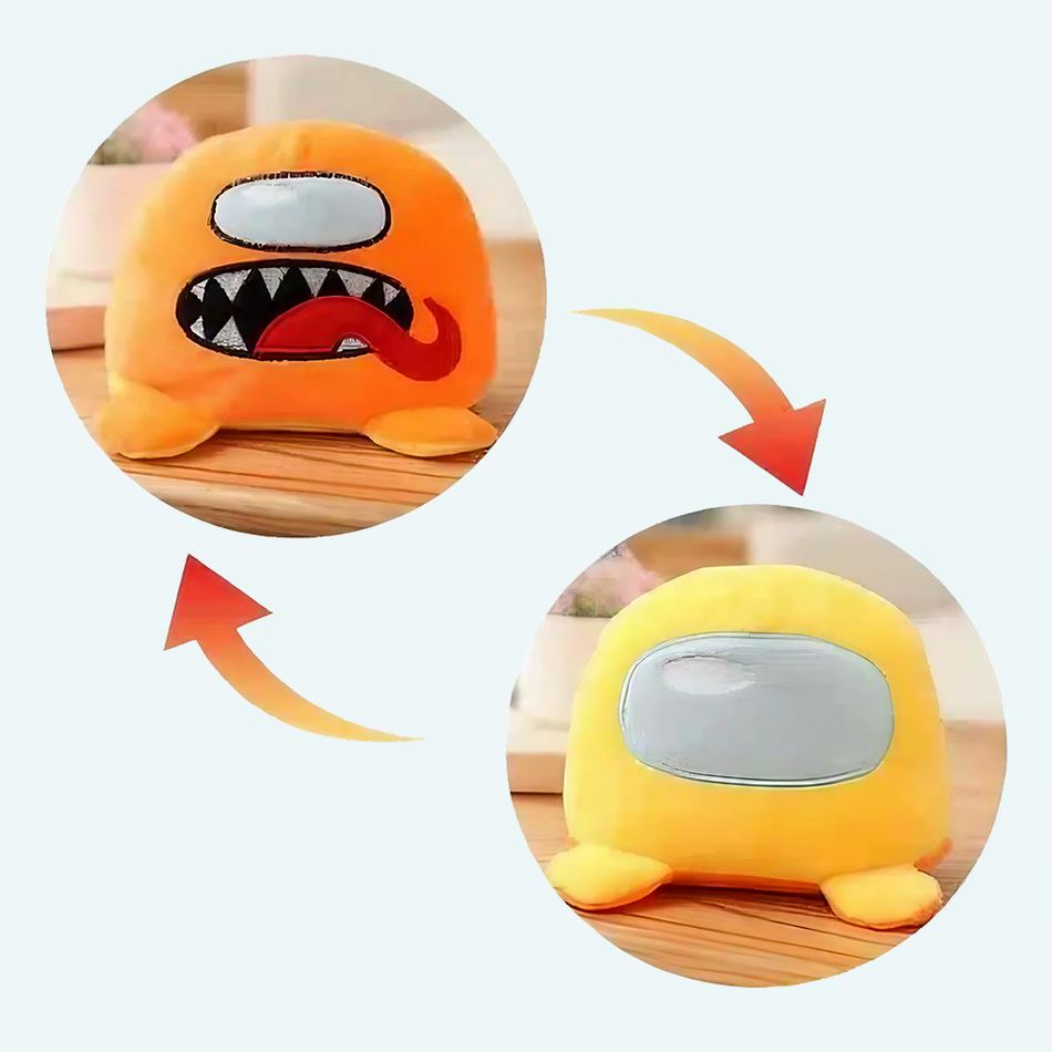 Among Us Juego Pulpo Reversible Reversible Octopus Plush Pulpo MuÃ