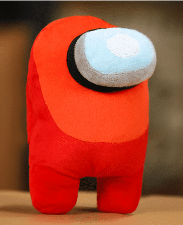 Peluche rojo anaranjado Among Us • Mi Peluche