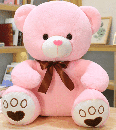 Peluche oso rosa adorable • Mi Peluche