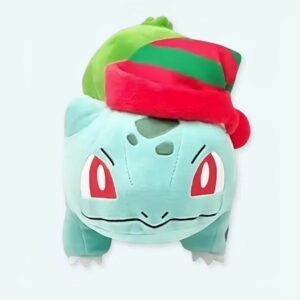 Peluche Pokémon Bulbasaur ojos cerrados