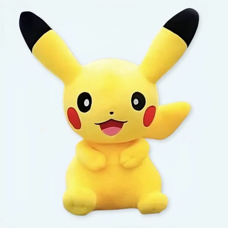 Peluche De Pikachu 20 Cm – Pokémon Oficial, Súper Suave, Detalles Auténticos – Regalo Ideal Para Niños +2 Años